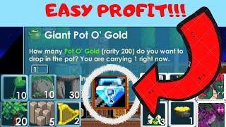 NEW ST.PATRICK DAY!!! DONATING 10000 PINBALL BUMPERS!!!! EASY PROFT??│GROWTOPIA