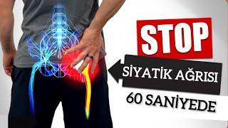 SİYATİK AĞRISINDAN 60 SANİYEDE KURTUL! Siyatik Ağrısı Nasıl Geçirilir? #fizyoterapistmacide