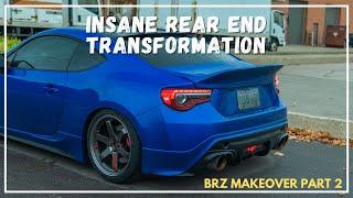 Aggressive duckbill spoiler and diffuser install! (Rallybacker x TRD) - BRZ/FRS/86