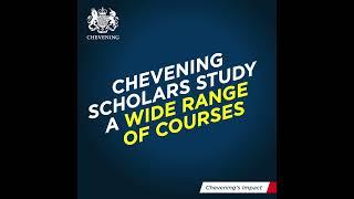 Chevening Scholars study a wide range of courses