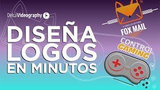 Cómo CREAR LOGOS en MINUTOS / Create Logos in minutes | DelcaVideography