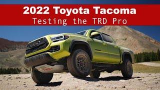 2022 Tacoma TRD Pro Test Drive