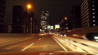 Tokyo night drive 首都高 晴海 大橋JCT 台場 2019