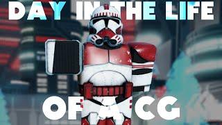 Daily life of a CG in star wars roblox!