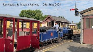 Ravenglass & Eskdale Railway journey - 26th June 2024.