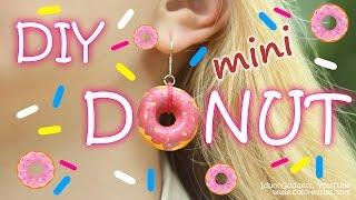 DIY Mini Donuts Jewelry - How To Make Donut Earrings, Bracelet and Pendant Tutorial