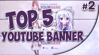 TOP 5 FREE YouTube Banner Templates #2 | Photoshop