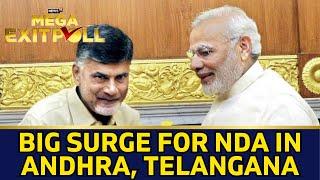 News18 Exit Poll | Big Surge for NDA in Andhra, Telangana: Exit Poll |  Lok Sabha Election | N18EP