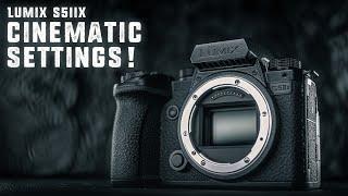 MY LUMIX S5iiX CINEMATIC Settings! Getting THE MOST Out of the LUMIX S5iiX