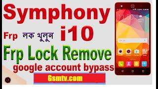 Symphony i10 Hard Reset & Frp Remove Google Account Warking Time By_Gsmtv.com