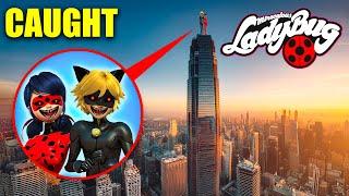 DRONE catches MIRACULOUS LADYBUG and CAT NOIR in REAL LIFE!! (CURSED EVIL LADYBUG)