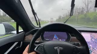 FSD v12 in 2020 Tesla Model S Long Range Plus — First Drive