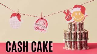 Christmas Money Gift Idea - Big Dot of Happiness Cash Cake