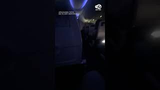 Frightening moment lightning strikes plane near Denver