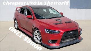 I BOUGHT THE CHEAPEST EVO X IN THE WORLD!!