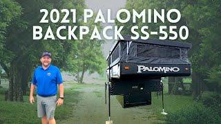 2021 Palomino Backpack SS550 Pop-up Truck Camper from @CampOutRVStratford