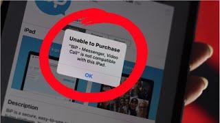 “Unable to Purchase App is not compatible with this iPad” (Fixed on older iPad)