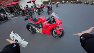 FIRST RIDE ON THE NEW 2025 PANIGALE V4!