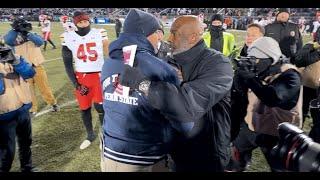 Penn State's James Franklin Confronted By Maryland's Mike Locksley