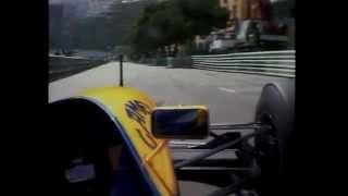 F1 93 Mônaco GP Onboard Cam with Senna, Schumacher and Prost