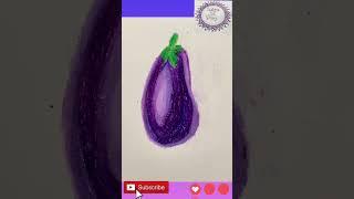 Amazing Art| #shorts #youtubeshorts #youtuber #cute #eggplant #howtocolor