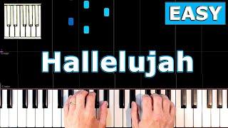 Leonard Cohen - Hallelujah - Piano Tutorial EASY