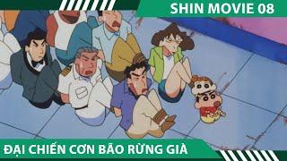 Review Shin Movie 08 , Shin đại phá Cơn Bão Rừng Già , tóm tắt Shin Cậu Bé Bút Chì của Kyty Anime