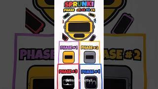 SPRUNKI Garnold | ASMR Phase 1vs2vs3vs4 squishy#blindbag #papercraft #sprunkiincredibox