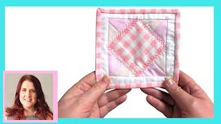 Miniature Quilt Tutorial Quilt along | Mini Quilt 16 Quilting Tutorial