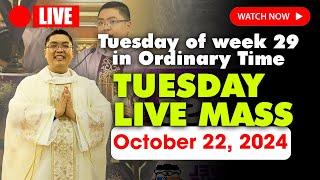 FILIPINO DAILY HOLY MASS TODAY - 7:00 AM Tue OCTOBER 22, 2024 | Tuesday of week 29 in Ordinary Time