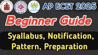 Ap Ecet 2025 complete details| How to start ap Ecet 2025 preparation| Quick Guide of Ap Ecet 2025|