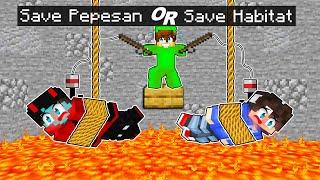 Save Pepesan or Save Habitat??? | Minecraft PE!