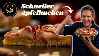 Schneller Apfelkuchen - Super schöne und einfache Apfel Tarte 