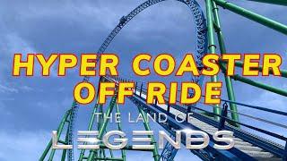 The Land of Legends Hyper Coaster off ride