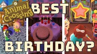 Ranking EVERY Birthday in Animal Crossing!