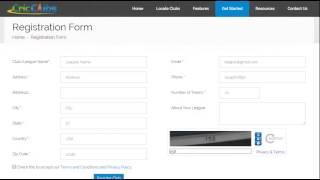 CricClubs Demo 01 - Registering your League