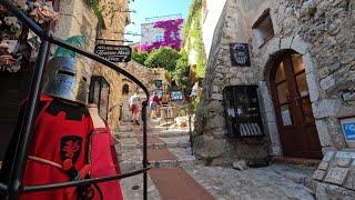 Eze Village France [5K ULTRA HD] -Beautiful Hiltop Mediavel Village - French Riviera- Southern