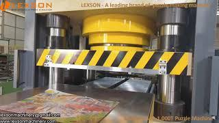 Lexson-A01-1000T Jigsaw Puzzle Die Cutting Press, Puzzle Making Machine, puzzle press, puzzle cutter