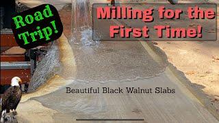 Milling Slabs and Making Firewood at Iron & Oak Sawmill - #95.