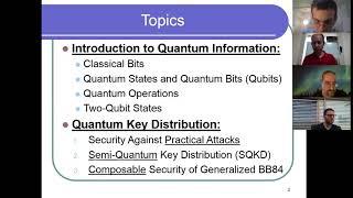 Security of Quantum Key Distribution Protocols – Ph.D. Thesis Seminar by Rotem Liss