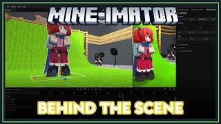 Behind the Scene of my Animation - Poke dance | #mineimator