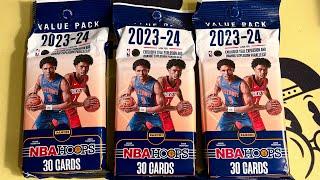 New  2023-24 Panini NBA Hoops Value Packs! Orange Explosion 