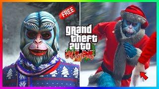 Como DESBLOQUEAR al "GRINCH" GRATIS en GTA 5 Online! DLC Navidad 2024 (GTA V)