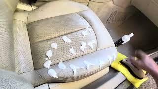 Best Cleaning Product for Cleaning Dirty tan Mercedes-Benz Leather Seats