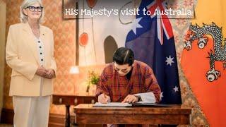 His Majesty's visit to Australia