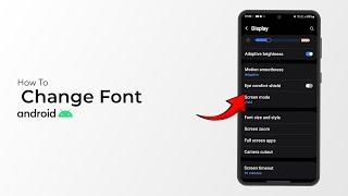 How To Change Font On ANY Android?