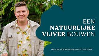 Hoe bouw je een natuurlijke vijver: tips voor wildlife-vriendelijk water in je tuin I Angelo Dorny