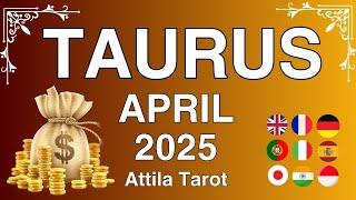 ️ Taurus April 2025 Money Career Finance Tarot Reading Success New Beginning