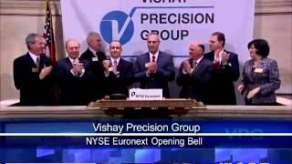 22 Feb 2011 Vishay Precision Group rang NYSE Opening Bell