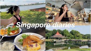 Trying new cafes, training for 21km ️, 8-5.30 work routine | weekly life in Singapore